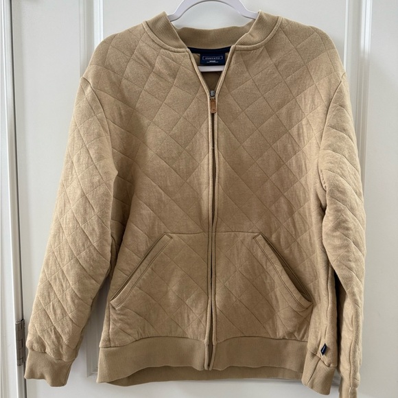 crown & ivy Other - Crown & Ivy men’s Quilted Full Zip Jacket size Medium cozy loungewear